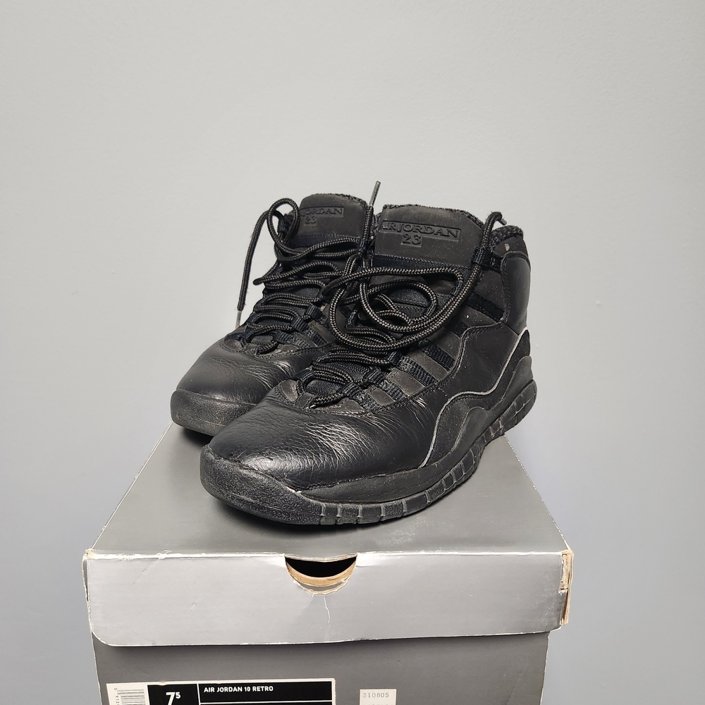 Gently Used Jordan 9 Retro Black Men's Shoes 7.5